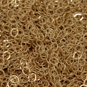 14kt Gold Filled - Rose Gold 1.5mm Width by 2.0mm Length, Flat Cable Chain. Price per: 1 Foot.