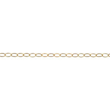 Load image into Gallery viewer, 14kt Gold Filled - Rose Gold 1.5mm Width by 2.0mm Length, Flat Cable Chain. Price per: 1 Foot.
