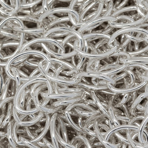 Sterling Silver 4.5mm Width by 6.6mm Length, Smooth Cable Chain. Price per: 1 Foot.