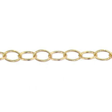 Load image into Gallery viewer, 14kt Gold Filled 4.5mm Width by 6.6mm Length, Smooth Cable Chain. Price per: 1 Foot.
