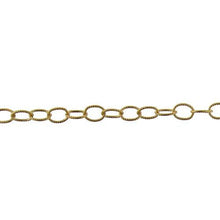 Load image into Gallery viewer, 14kt Gold Filled 3.6mm width by 4.6mm length, Twisted Cable Chain. Price per: 1 Foot.
