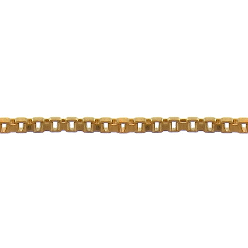 14kt Gold Filled 1.5mm Width / Length, Box Chain. Price per: 1 Foot.