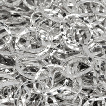 Load image into Gallery viewer, Sterling Silver 6.2mm Width by 7.7mm Length, Hammered Oval Cable Chain. Price per: 1 Foot.
