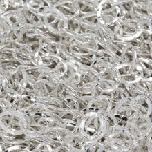 Load image into Gallery viewer, Sterling Silver 3.70mm Width by 5.00mm Length, Hammered Cable Chain. Price per: 1 Foot.
