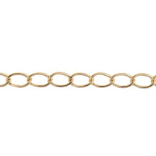 Load image into Gallery viewer, 14kt Gold Filled 2.8mm width by 4.7mm length, Smooth Curb Chain. Price per: 1 Foot.
