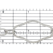 Load image into Gallery viewer, Sterling Silver Ten of 10.5mm width by 6.6mm length, Smooth Oval Cable Links Followed by 23.8 width by 38.7mm length Large Hammered Oval Links, Long and Short Chain. Price per: 1 Inch.
