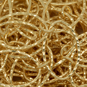 14kt Gold Filled 12.2mm Width by 20.3mm Length,Price per: 1 Foot.