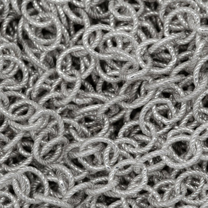 Sterling Silver 3.52mm Width by 4.16mm Length, Twisted Cable Chain. Price per: 1 Foot.