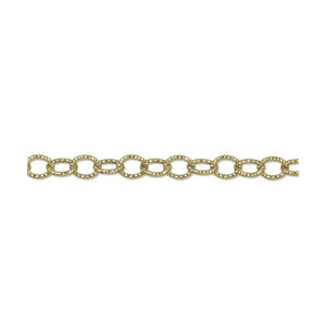 14kt Gold Filled 3.52mm Width by 4.16mm Length, Twisted Cable Chain. Price per: 1 Foot.