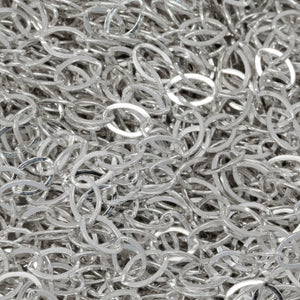 Sterling Silver 2.27mm Width by 3.65mm Length, Flat Cable Chain. Price per: 1 Foot.