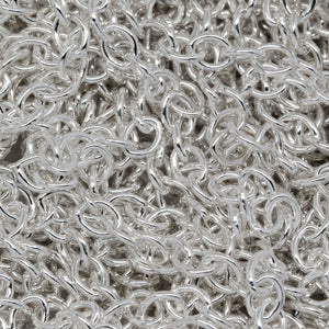 Sterling Silver 2.1mm Width by 2.8mm Length, Smooth Cable Chain. Price per: 1 Foot.