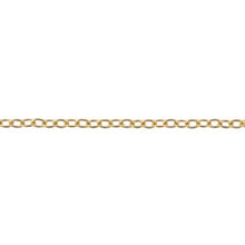 Load image into Gallery viewer, 14kt Gold Filled 2.1mm Width by 2.8mm Length, Smooth Cable Chain. Price per: 1 Foot.
