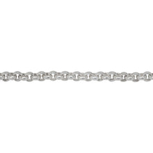 Load image into Gallery viewer, Chain by Foot. Sterling Silver 3.26mm Width / Length Circle Link, Rolo Chain. Price per: 1 Inch.

