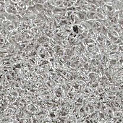 Sterling Silver 2.30mm Width by 3.15mm Length, Smooth Cable Chain. Price per: 1 Foot.