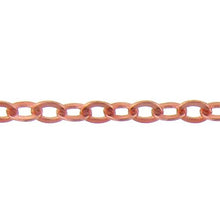 Load image into Gallery viewer, Copper 12.50mm Width / Length, Rolo Chain. Price per: 1 Foot.
