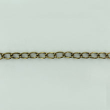 Load image into Gallery viewer, Brass Oxidized 3.25mm Width by 5.4mm Length, Curb Chain. Price per: 1 Foot.
