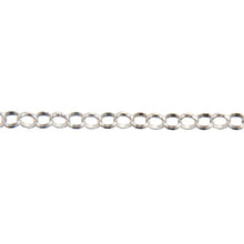 Load image into Gallery viewer, Sterling Silver 5.0mm Width / Length, Circle Rolo Chain. Price per: 1 Foot.
