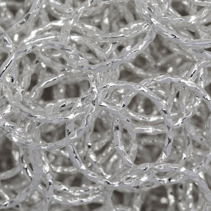Sterling Silver 10.60mm Width / Length Diamond Cut Circle Chain. Price per: 1 Foot.