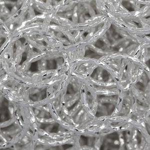 Sterling Silver 10.60mm Width / Length Diamond Cut Circle Chain. Price per: 1 Foot.