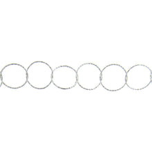 Load image into Gallery viewer, Sterling Silver 16.86mm Width / Length Diamond Cut Circle Chain. Price per: 1 Foot.
