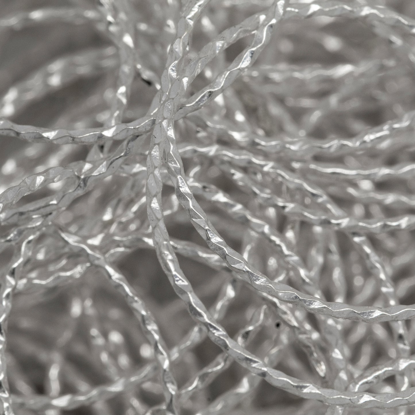 Sterling Silver 22.75mm Width / Length Diamond Cut Circle Chain. Price per: 1 Foot.