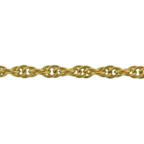 14kt Gold Filled 1.15mm Width by 1.75mm Length, Rope Chain. Price per: 1 Foot.