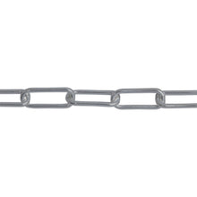Load image into Gallery viewer, Chain by Foot. Sterling Silver 4.43mm Width by 11.38mm Length, Smooth Elongated Cable Chain. Price per: 1 Foot.
