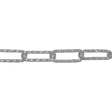 Load image into Gallery viewer, Chain by Foot. Sterling Silver 5.00mm Width by 12.95mm Length, Diamond Cut Elongated Cable Chain. Price per: 1 Foot.
