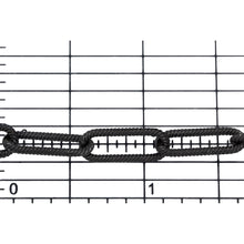 Load image into Gallery viewer, Sterling Silver - Rhodium Plated 6.00mm Width by 15.50mm Length, Twisted Elongated Cable Chain. Price per: 1 Foot.
