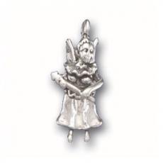 Charms. Sterling Silver, 13.4mm Width by 11.3mm Length by 23.0mm Height, Tooth Fairy Charm. Quantity Per Pack: 1 Piece.