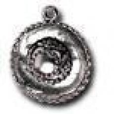 Charms. Sterling Silver, 16.9mm Width by 6.5mm Length by 20.0mm Height, Ladies Hat Charm. Quantity Per Pack: 1 Piece.