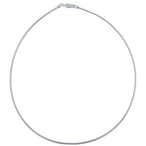 Sterling Silver, 2.0mm Width / Length, 18 Inch Round Regular Snake Chain with 5.4mm Width / Length by 1.4mm Thick, Lobster Trigger Clasp. Quantity Per Pack: 1 Piece.