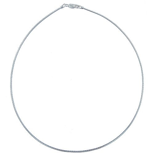 Sterling Silver, 2.0mm Width / Length, 18 Inch Round Regular Snake Chain with 5.4mm Width / Length by 1.4mm Thick, Lobster Trigger Clasp. Quantity Per Pack: 1 Piece.