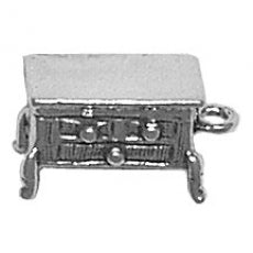 Charms. Sterling Silver, 9.6mm Width by 8.4mm Length by 15.9mm Height, Hope Chest Charm. Quantity Per Pack: 1 Piece.