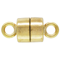 Load image into Gallery viewer, Gold Filled, 2.4mm Width by 4.30mm Length, Magnetic Clasp. Quantity Per Pack: 1 Pair.
