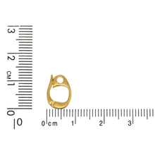 Load image into Gallery viewer, Sterling Silver Gold Plated / Vermeil 13.4mm Height by 2.4mm Length by 8.6mm Width, Enhancer Bail with 2.3mm Close Ring at the Bottom. Quantity per pack - 2 Pieces.
