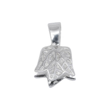 Load image into Gallery viewer, Bails. Sterling Silver 13.8mm Width by 12.7mm Height, Leaf Pinch Bail with 5.5mm Width by 6.7mm Height, Sliding Bail at the top. Quantity per pack - 2 Pieces.
