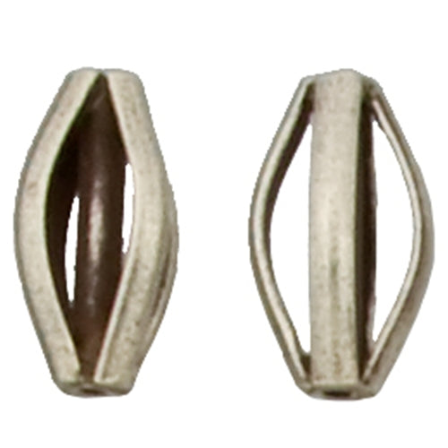 Sterling Silver, 9.5mm Width by 9.5mm Length by 15.9mm Height, Fancy Bead. Quantity per pack: 1 Piece.