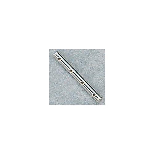 Spacers & Spacer Bars. Sterling Silver 2.0mm Width by 19.6mm Length, 4 Strand Tube Spacer Bar. Quantity Per Pack: 20 Pieces.