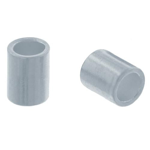 Crimps & Crimp Covers. Sterling Silver 1.0mm Width by 1.0mm Length, Plain Crimp Tube Beads. Quantity Per Pack: 100 Pieces.