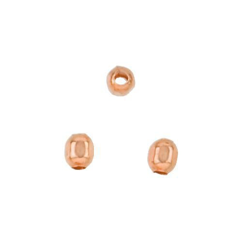 Beads. Copper 2.1mm Width / Length / Height, Round Faceted Bead. Quantity per pack: 100 Pieces.