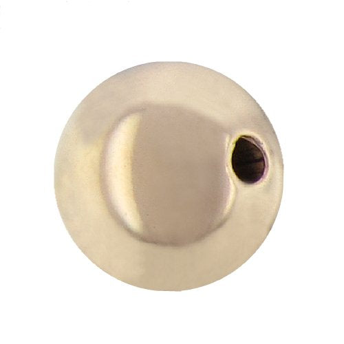 Beads. Gold Filled 13.9mm Width / Length / Height, Round Smooth Bead. Quantity per pack: 5 Pieces.