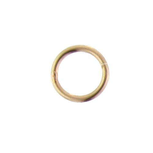 Jump Rings. Gold Filled 24.0 Gauge 2.8mm Width / Length / Height, Smooth Open Jump Ring. Quantity Per Pack: 100 Pieces.