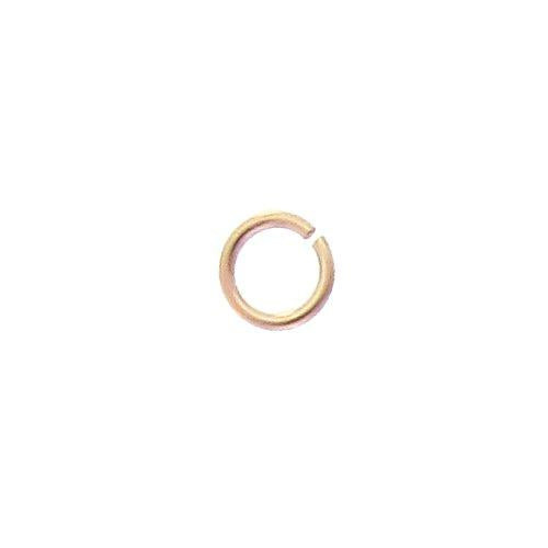 Jump Rings. Gold Filled 22.0 Gauge 3.9mm Width / Length / Height, Smooth Open Jump Ring. Quantity Per Pack: 50 Pieces.