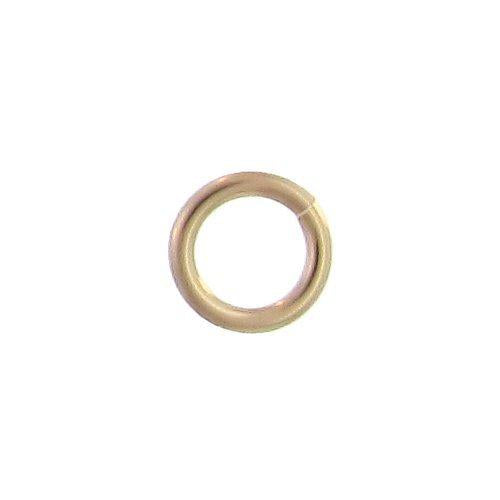 Jump Rings. Gold Filled 22.0 Gauge 5.1mm Width / Length / Height, Smooth Open Jump Ring. Quantity Per Pack: 50 Pieces.