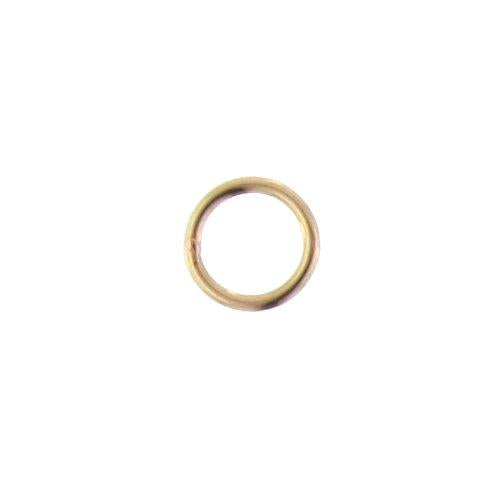 Jump Rings. Gold Filled 22.0 Gauge 3.0mm Width / Length / Height, Smooth Open Close Ring. Quantity Per Pack: 100 Pieces.