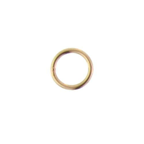 Jump Rings. Gold Filled 22.0 Gauge 4.3mm Width / Length / Height, Smooth Close Jump Ring. Quantity Per Pack: 100 Pieces.