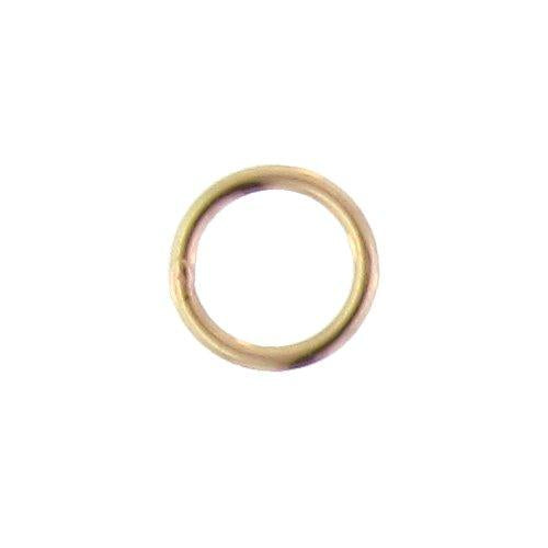 Jump Rings. Gold Filled 18.0 Gauge 7.0mm Width / Length / Height, Smooth Close Jump Ring. Quantity Per Pack: 20 Pieces.