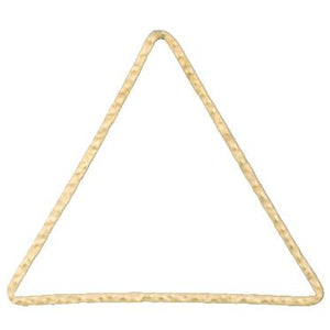 Connectors. Gold Filled 30.10mm Width / Length, Handmade Hammered Triangle Connector. Quantity Per Pack: 4 Pieces.