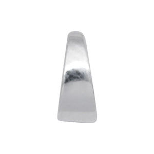 Bails. Sterling Silver 7.0mm Width by 7.6mm Height by 3.5mm Length, Pinch Bail. Quantity per pack - 10 Pieces.